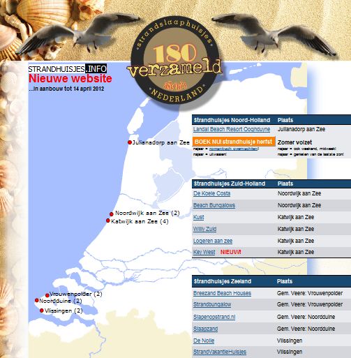 Strandslaaphuisjes Nederland