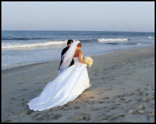 trouwen op het strand